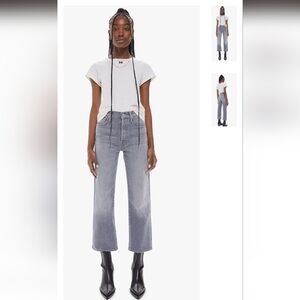 MOTHER The Rambler Ankle Jeans in Gray - Uncommon Ground